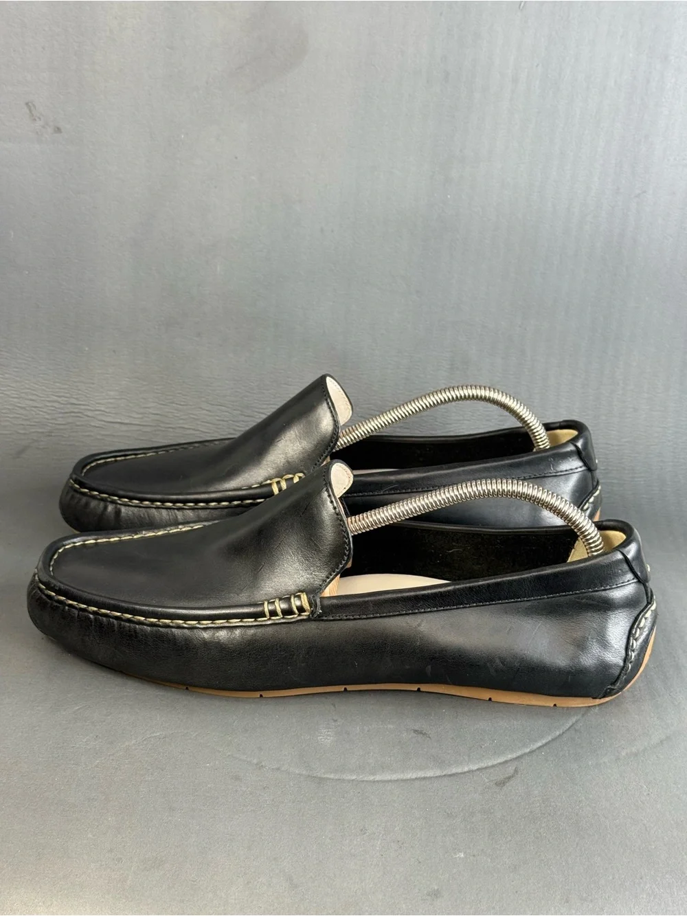 Cole Haan Somerset Venetian Loafers II Black leather mens size 10.5